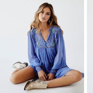 Free People Bali Golden Sun Dress NWT